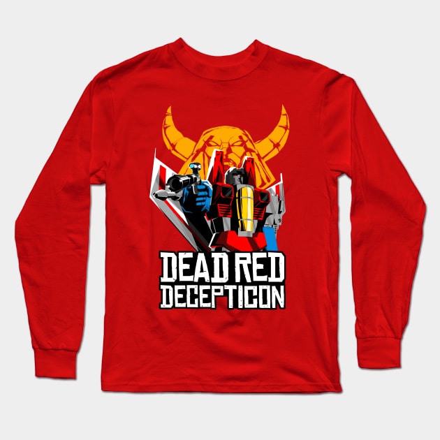 Dead Red Deception Long Sleeve T-Shirt by manoystee